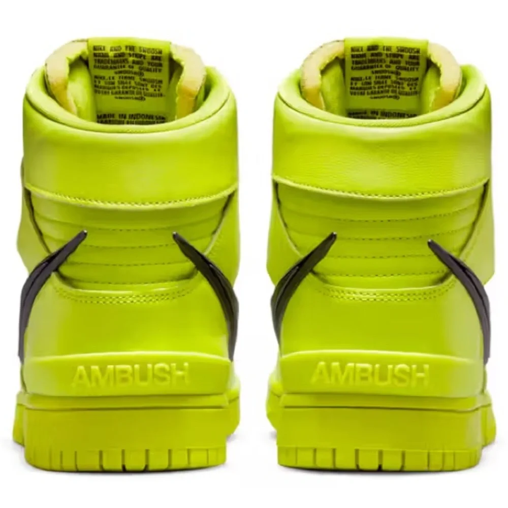 Nike x AMBUSH Nike Dunk Hi Flash Lime with Box